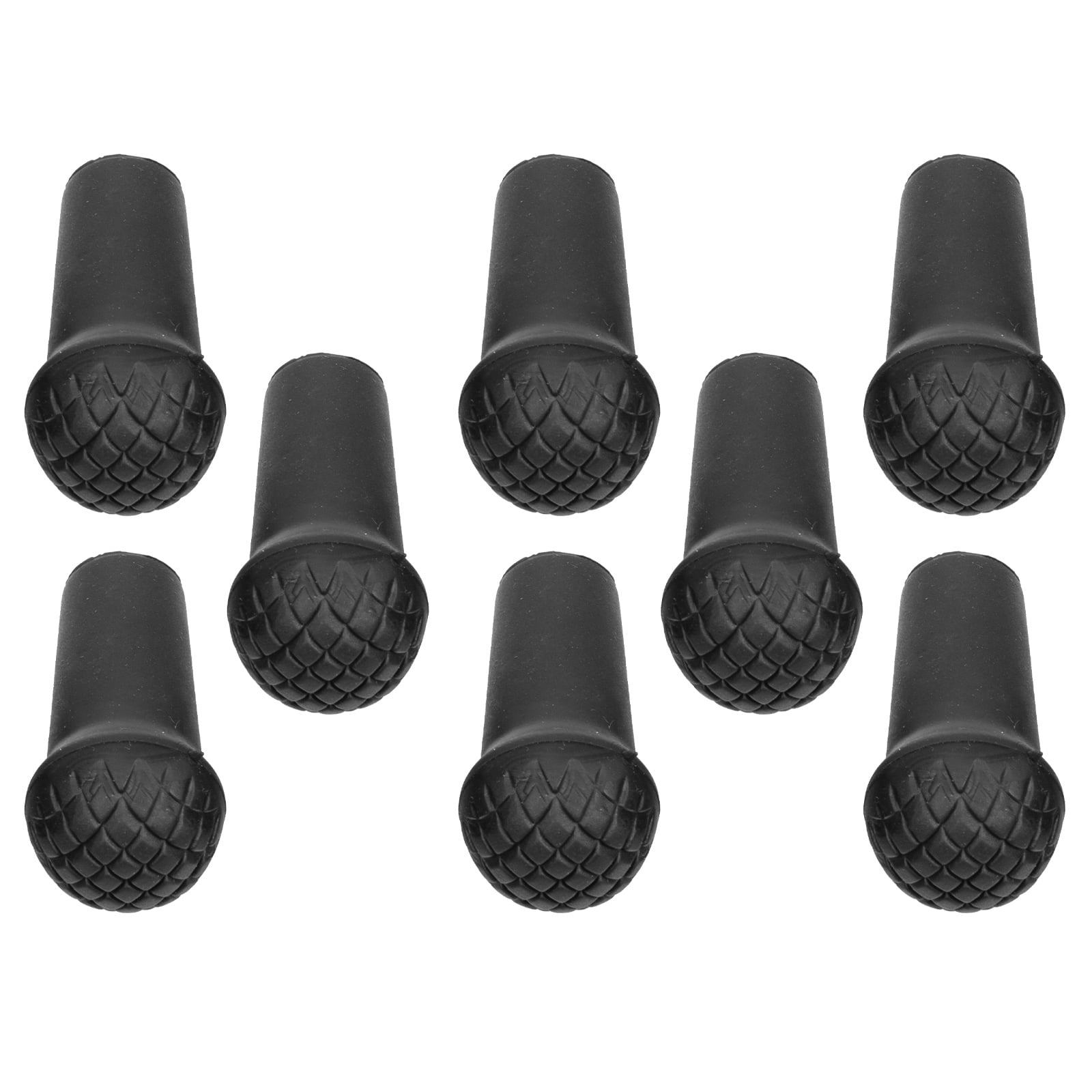 32 Pcs Climb Terrain Trekking Pole Tip Set Folding Cane Conteras for Crutches Tips Rubber Hiking Sticks Protector Boots