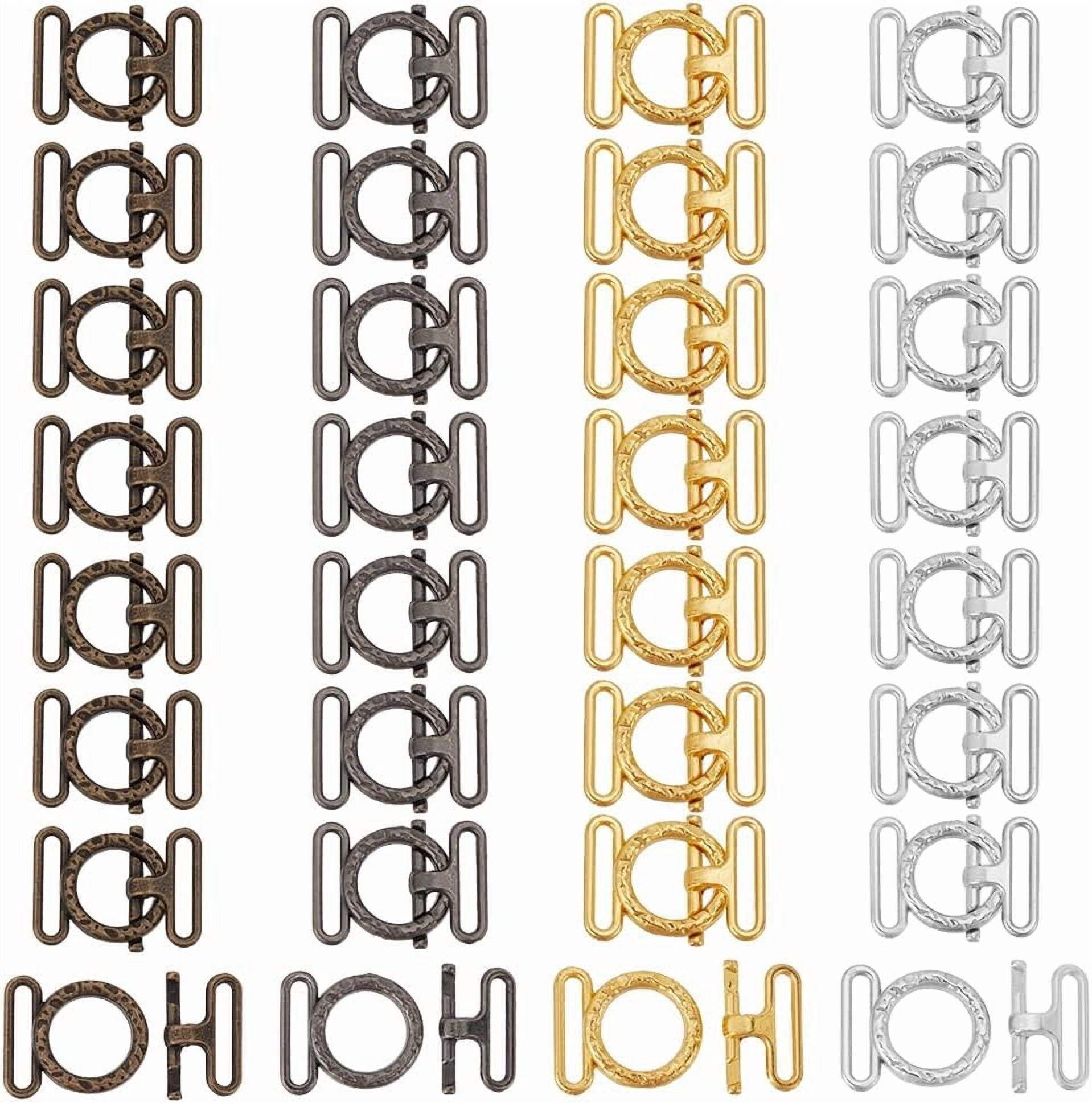 32 Pcs Clothes Mini Ornate Buckles Tiny Size Sew-on Snap Buttons for 4 ...