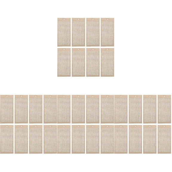 CIMAXIC Beige Wooden Bookmarks Embroidery DIY Lightweight Compact for Books