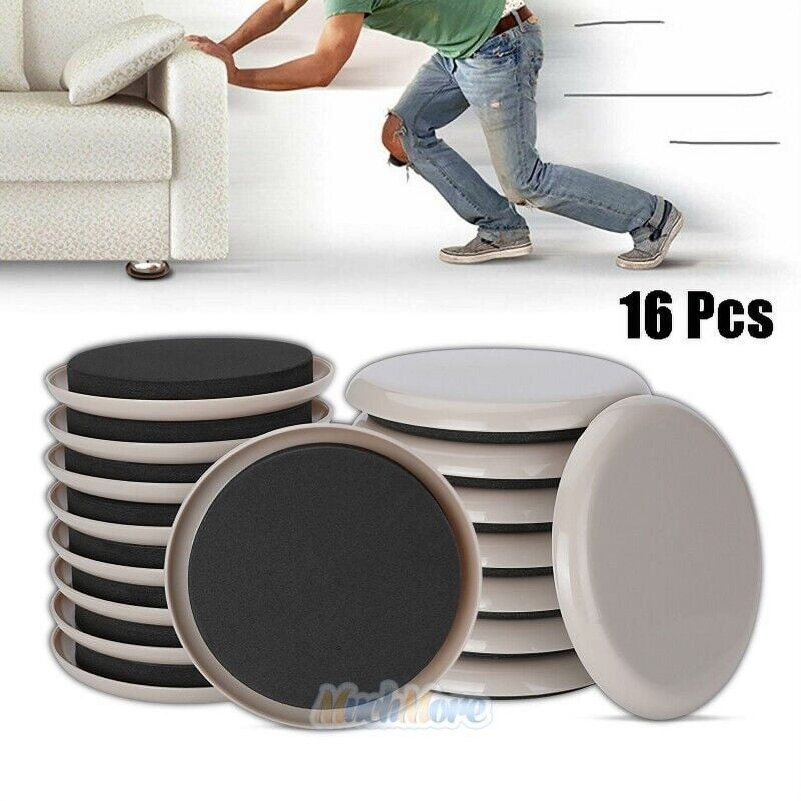 32 Pcs Heavy Duty Reusable Furniture Felt Sliders Hardwood Floor Moving Pads