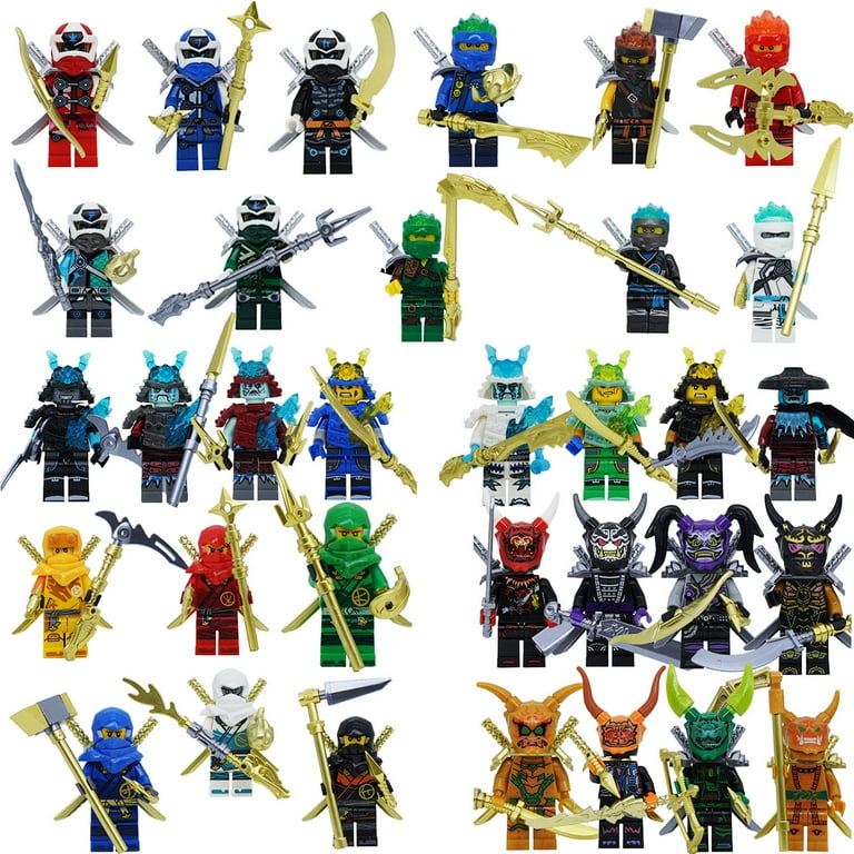 56 Pcs Ninjago Minifigures action figures Toys Set Birthday Gift