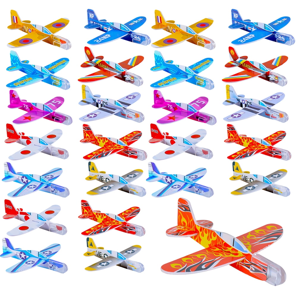 32 Pcs Paternity Kids Toys Airplane Party Favors Foam Flying Glider for