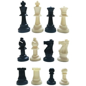 32 Pcs Plastic International Chess Pieces Chess Game Pawns Figurine Pieces Tournament Chessmen Chess Board Accessories