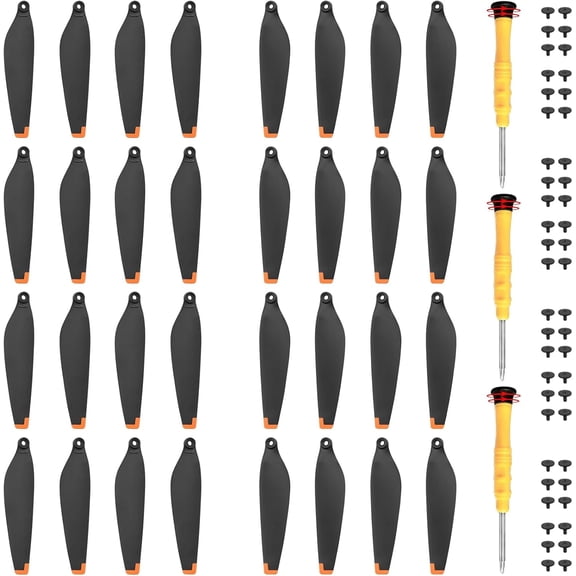 32 Pcs Propellers for DJI Mini 4 Pro & Mini 3 Pro, Replacement Low-Noise and Quick-Release Blades Props Wings Compatible with DJI Mini 4 Pro & Mini 3 Pro Drone Accessories - NOT for Mini 3