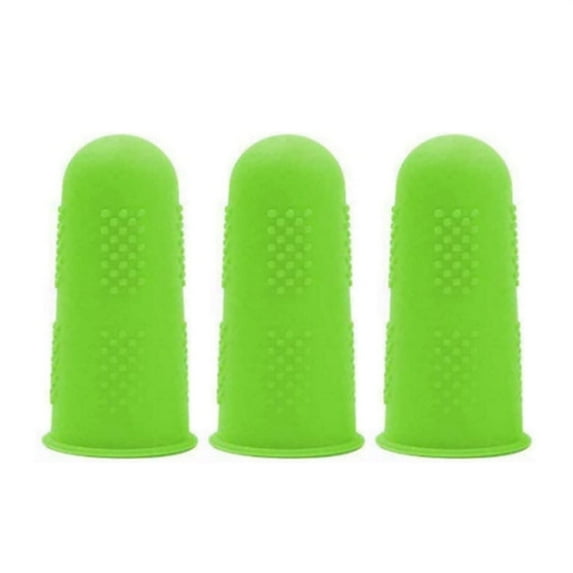 32 Pcs Rubber Finger Pads Tips Silicone Hot Finger Protectors Thimble Office Cover with Assorted Sizes for Counting Collating Sorting Task Hot Glue Sewing Office Supplies