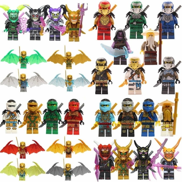 32 Pcs/Set Ninjago Minifigures Toys Playset, Phantom Ninja
