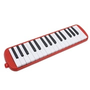 32 Piano Keys Melodica 32 Piano Keys Melodica Musical Instrument Easy Play Learning Kids Toy with Bag Blue Pink