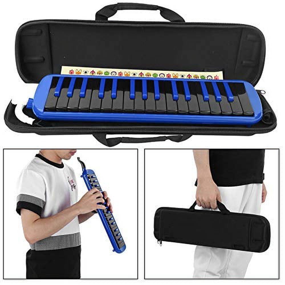 32 Piano Keys Melodica Long Tube Plastic Melodica Tube with Blowpipe ...