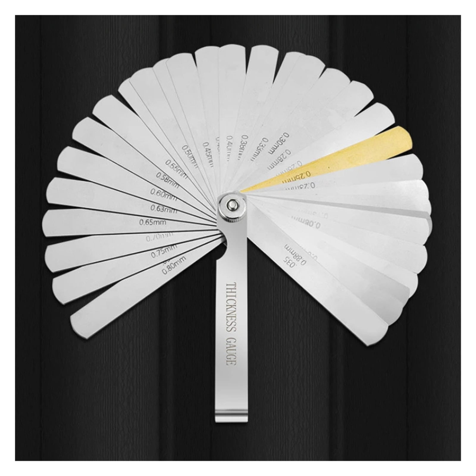 32 Piece Combination Feeler Gauge Stainless Steel Ruler For Measurement ...