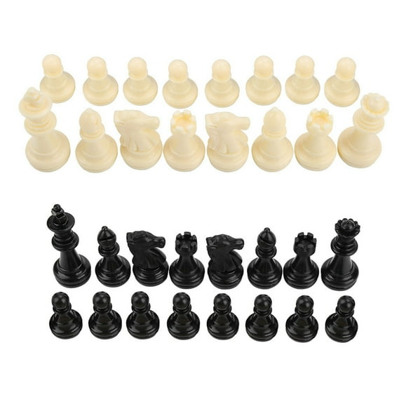 32,Piece Magnetic Chess Set, Durable Plastic Pieces For Family Fun Strategic Gameplay