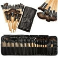 thumbnail image 1 of 32 Piece Makeup Brush Set Complete Cosmetic Kit With Soft Carrying Pouch For Application 32PCS, 1 of 4