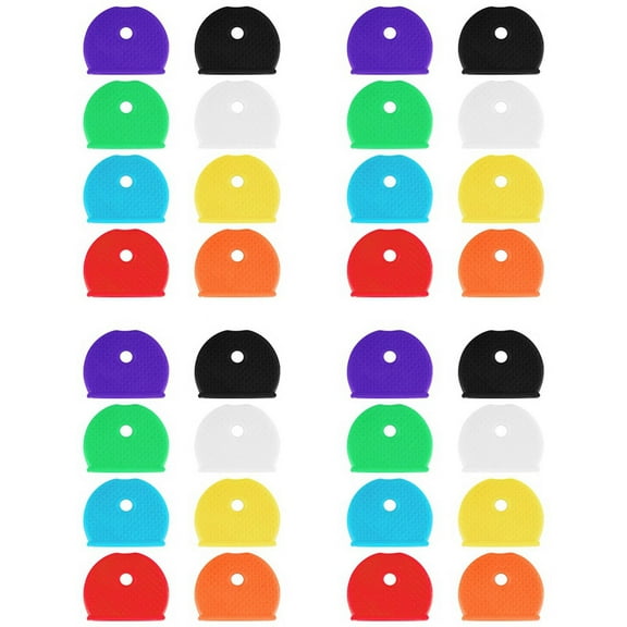 32-Piece Set of Keycap Cover Labels, Flexible Pvc Key Covers for Easy Identification of Semicircular Keycaps