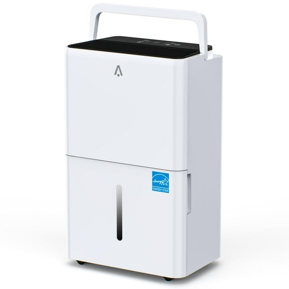32 Pints Portable Dehumidifier for Basement 3,000 Sq.Ft, Smart Home Dehumidifier with Pump and Drain Hose, Automatic Shut Off and Ultra Quiet, 24H Timer