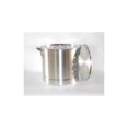 32 QT Quart 8 Gal Aluminum Stock Tamale Pot w/Steamer Rack and Lid