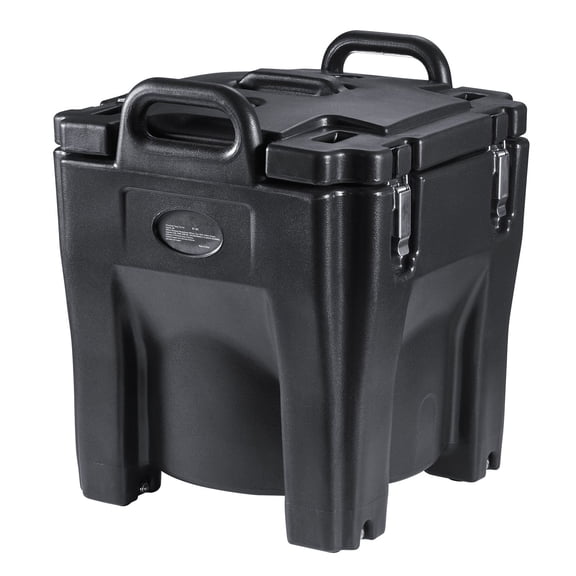 32 Quart Top Load Stackable Insulated Catering Hot Box Stainless Barrel Design Carry Buckle Home Restaurant Food Carrier