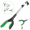 thumbnail image 1 of 32" Reacher Grabber Tool, ORFELD Trash Claw Grabber Reaching Assist Pick up Portable Aluminum Green, 1 of 12