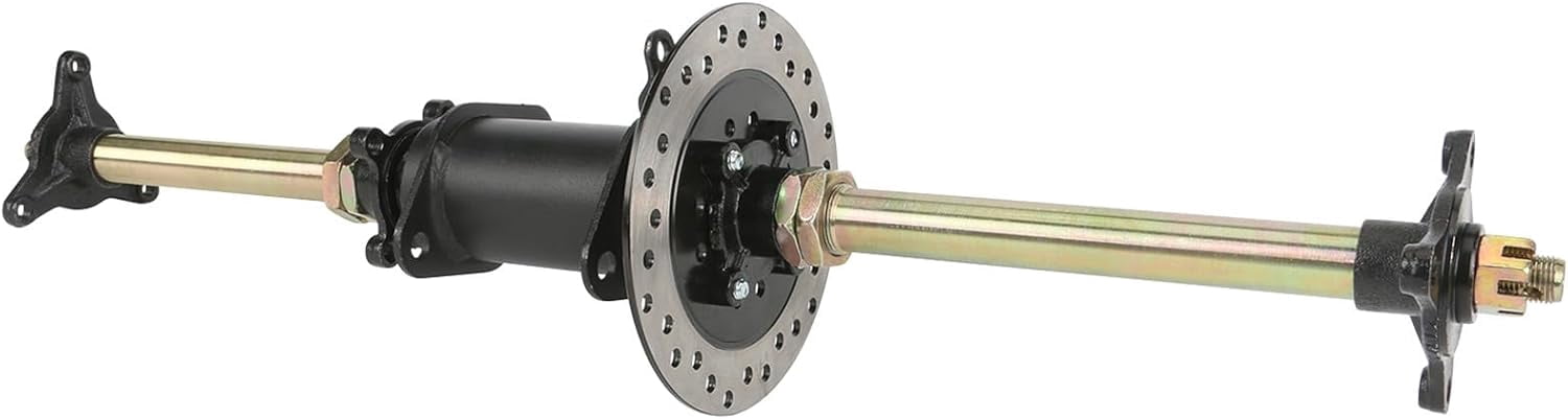 32'' Rear Axle Complete Assembly Kit 4 Stud Wheel Hub for Go Kart ATV ...