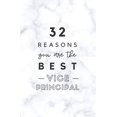 thumbnail image 1 of 32 Reasons You Are The Best Vice Principal : Fill In Prompted Marble Memory Book (Paperback), 1 of 1