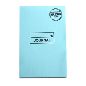 32 Sheet Disappearing Notebook Dissolving Message Paper - Reflection Journal