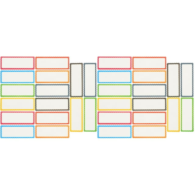 32 Sheets Labels Whiteboards Sticker Convenient Name Tags Spotted Style