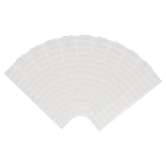 32 Sheets Transparent Seal Stickers Rectangular Labels 0.6x0.2 Inch Waterproof Gift Box Paper Bag Envelope