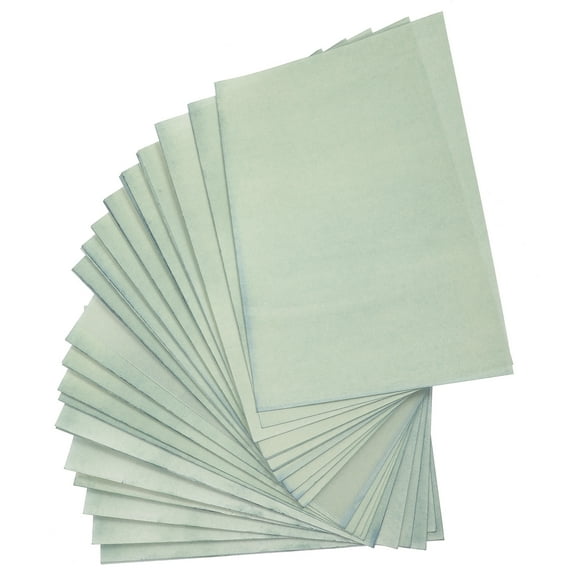 FONDOTIN 32 Sheets of DIY Printing Papers Light Green Natural Fiber PVC for Solar-powered Drawing Art Education