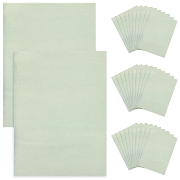 32 Sheets of Sun Sensitive Paper for Art Education Light Green PVC DIY Crafts