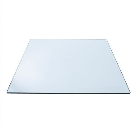 32" Square Clear Tempered Glass Table Top By Spancraft Glass