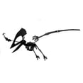 thumbnail image 1 of 32 Square TUP KBLA 3D Dinosaur Puzzle - Tupuxuara Komatex PVC, Black - 24 Piece, 1 of 1