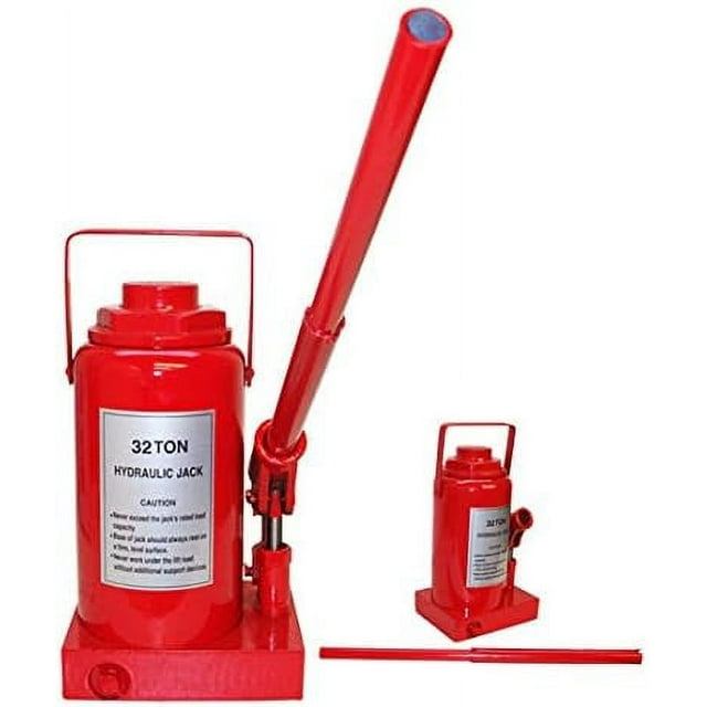 32 Ton Hydraulic Bottle Jack Lift Car Truck 64,000 LBS