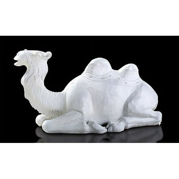 32" Val Gardena White Camel