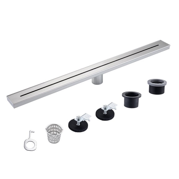 32'' W Linear Grid Shower Drain