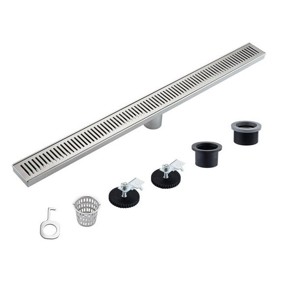 32'' W Linear Grid Shower Drain