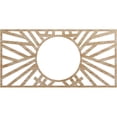 thumbnail image 1 of 32"W x 16"H x 11 7/8"ID x 3/8"T Hoover Wood Fretwork Pierced Ceiling Medallion, Red Oak, 1 of 3