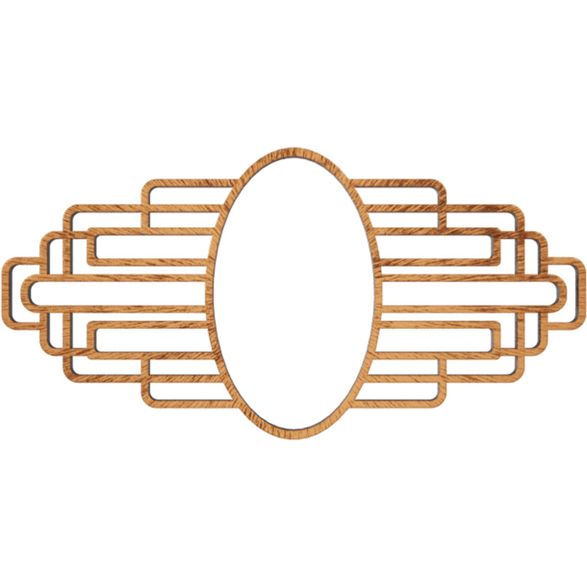 32"W x 16"H x 15 1/8"IH x 8 3/4"IW x 1"P Elizabeth Architectural Grade PVC Pierced Ceiling Medallion, Antiqued Copper
