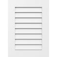 thumbnail image 1 of 32"W x 40"H Rectangle Surface Mount PVC Gable Vent: Functional, w/ 3-1/2"W x 1"P Standard Frame, 1 of 13