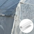 32 White Clips For Pvc Pipe Greenhouses, Row Covers & Sheds Reliable