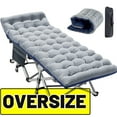 32" Wide Folding Camping Cots with Thick Matress, Cots for Sleeping 900