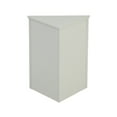 thumbnail image 1 of 32" Wood 2-door Bathroom Corner Cabinet with Adjustable Shelves Grey, 1 of 5
