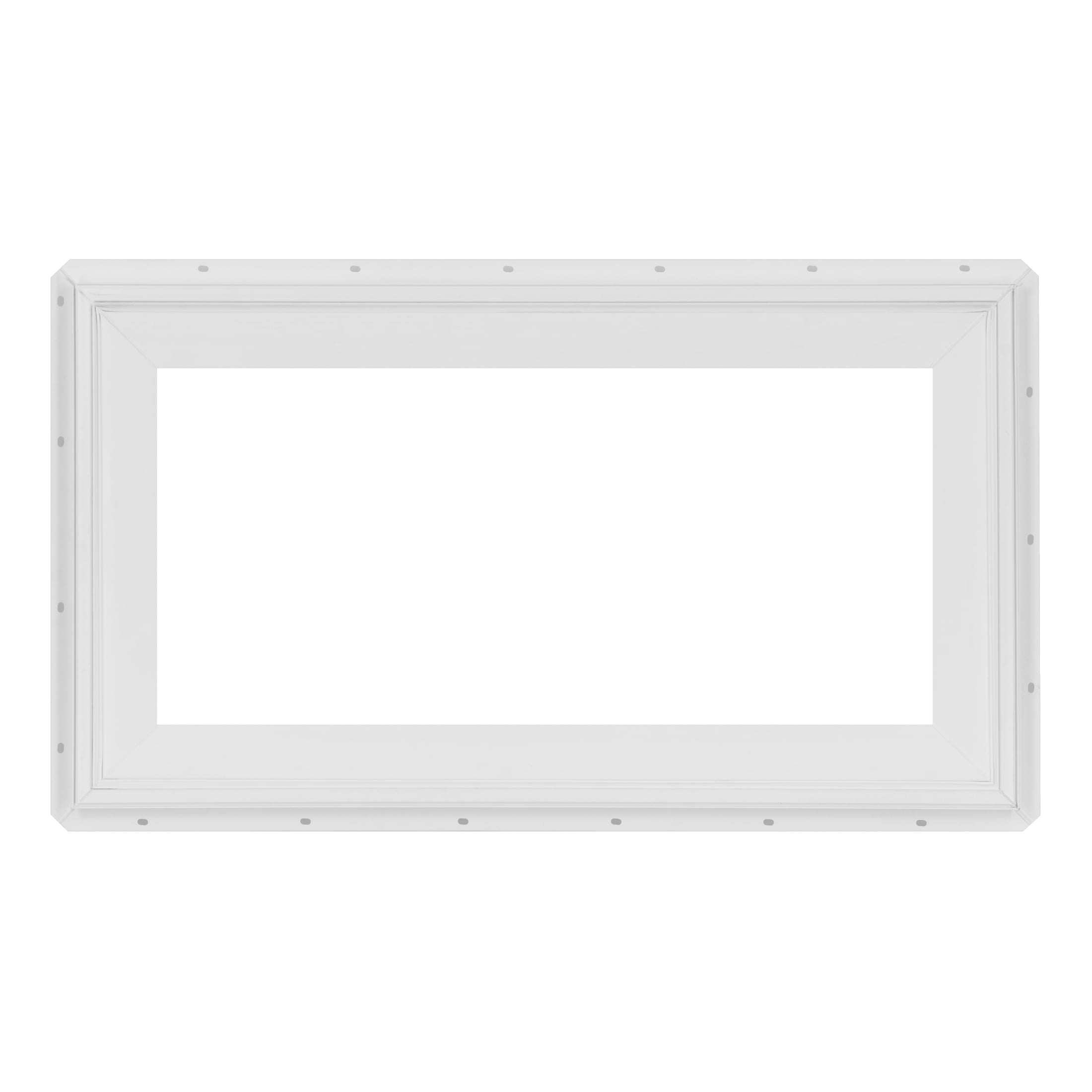 32 in. x 18 in. White Vinyl Double-Pane Insulated Awning Window with Screen