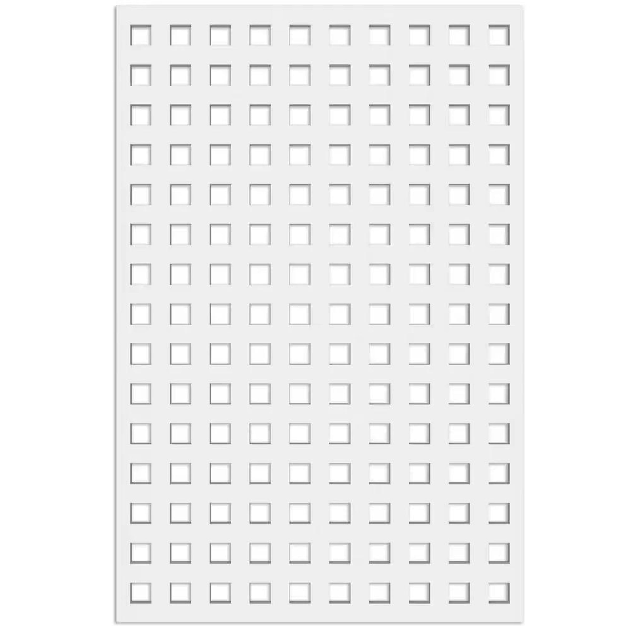 Square Pvc Panel 32 X 4 Ft. White Vinyl Square Lattice Panel Porch Deck Fencing PVC ...