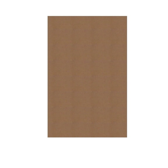 32" x 40" Kraft Two‑Sided E‑Flute Corrugated Project Sheets, Brown Cardboard Craft Sheets, 25 Pack