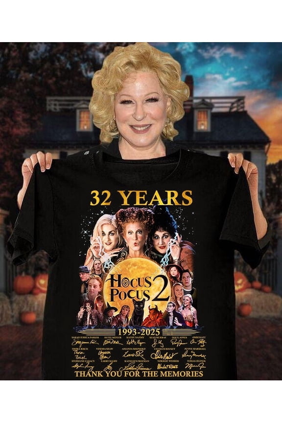 32 Years Hocus Pocus 2 Thank You For The Memories Tshirt Women