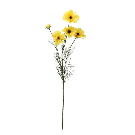 32" Yellow Cosmos Artificial Decorative Floral Spray