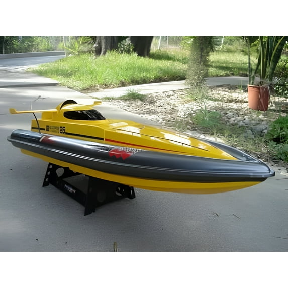 32 Yellow High Performance Majesty 800S Radio Remote Control Electric EP RC Racing Speed Boat RC RTR