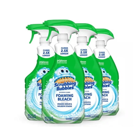 32 fl. oz. Foaming Bleach Bathroom Cleaner (4-Pack)