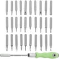 thumbnail image 1 of 32 in 1 Bit Magnetic Screwdriver Bit Sets Repair Tool Vanadium Steel Assortment Set (Green), 1 of 6
