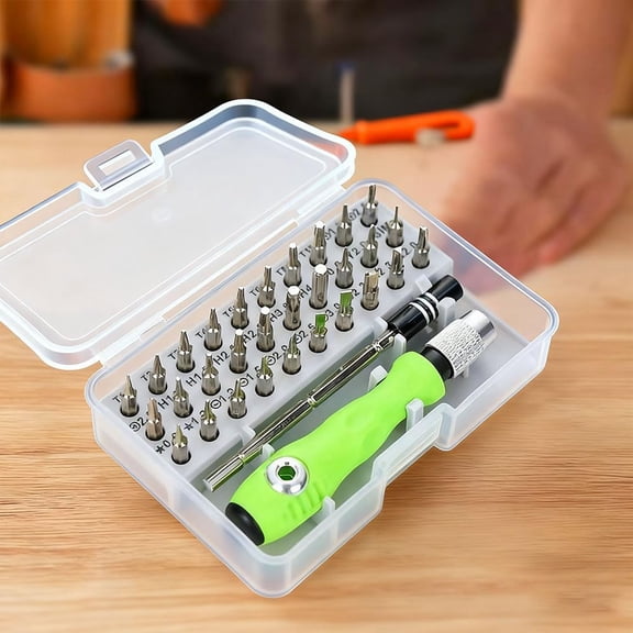 32-in-1 Multifunctional Screwdriver Set, Precision Screwdriver Tool with Extension Rod, Household Home Repair Tool Kit for Phone, Computer, Watch, Game Console, Laptop