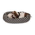 thumbnail image 1 of 32 in. Bamboo Sherpa Donut Pet Bed - Black, 1 of 1
