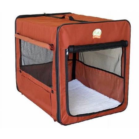 Cat Lady Portable 32" Soft Dog Crate for Dogs with Removable Floor Pad